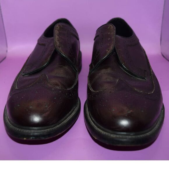 Vintage Mason Executive Imperial Deep Brown Leather Wingtip - 12 D